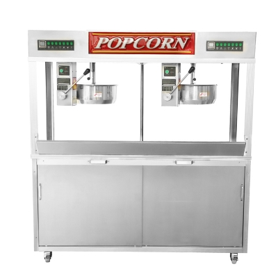 Twin Kettle Popcorn Machine